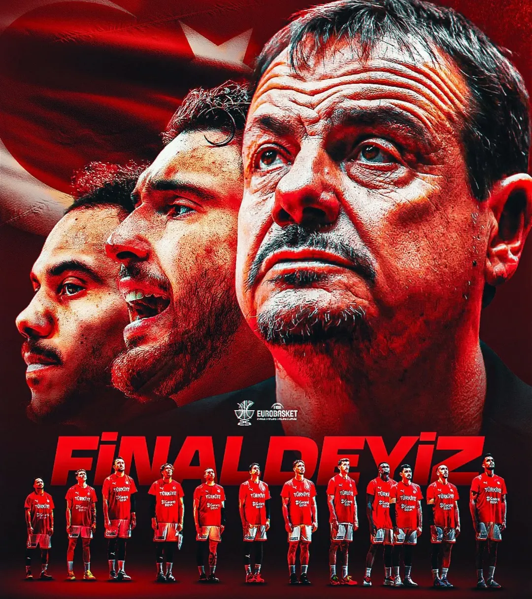 A Milli Erkek Basketbol Takımı Avrupa Şampiyonası Finaline Yükseldi