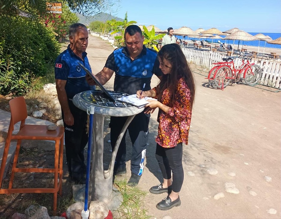 Kemer Belediyesi, Çıralı'daki Restoranlarda Denetim Gerçekleştirdi