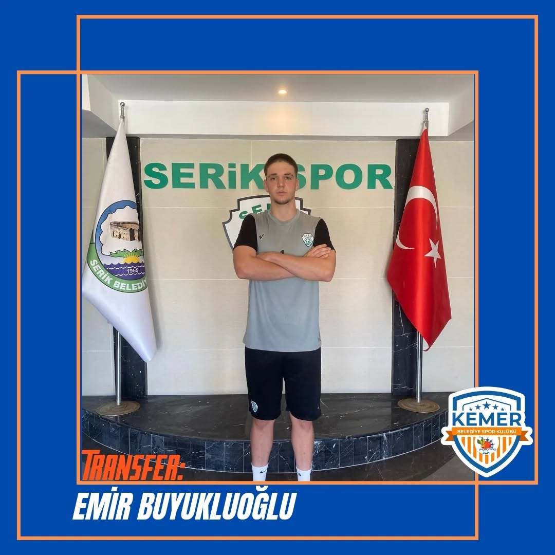 Antalya Kemer'de Genç Futbolcu Emir Buyukluoğlu, Serik Spor'a Transfer Oldu