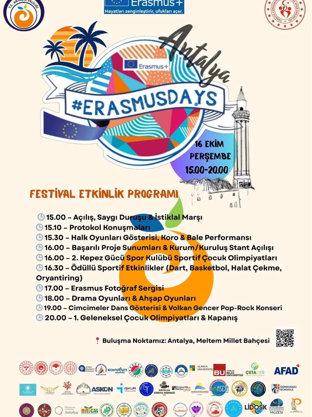 Antalya'da Renkli Kültür Buluşması: ErasmusDays Festivali Başlıyor