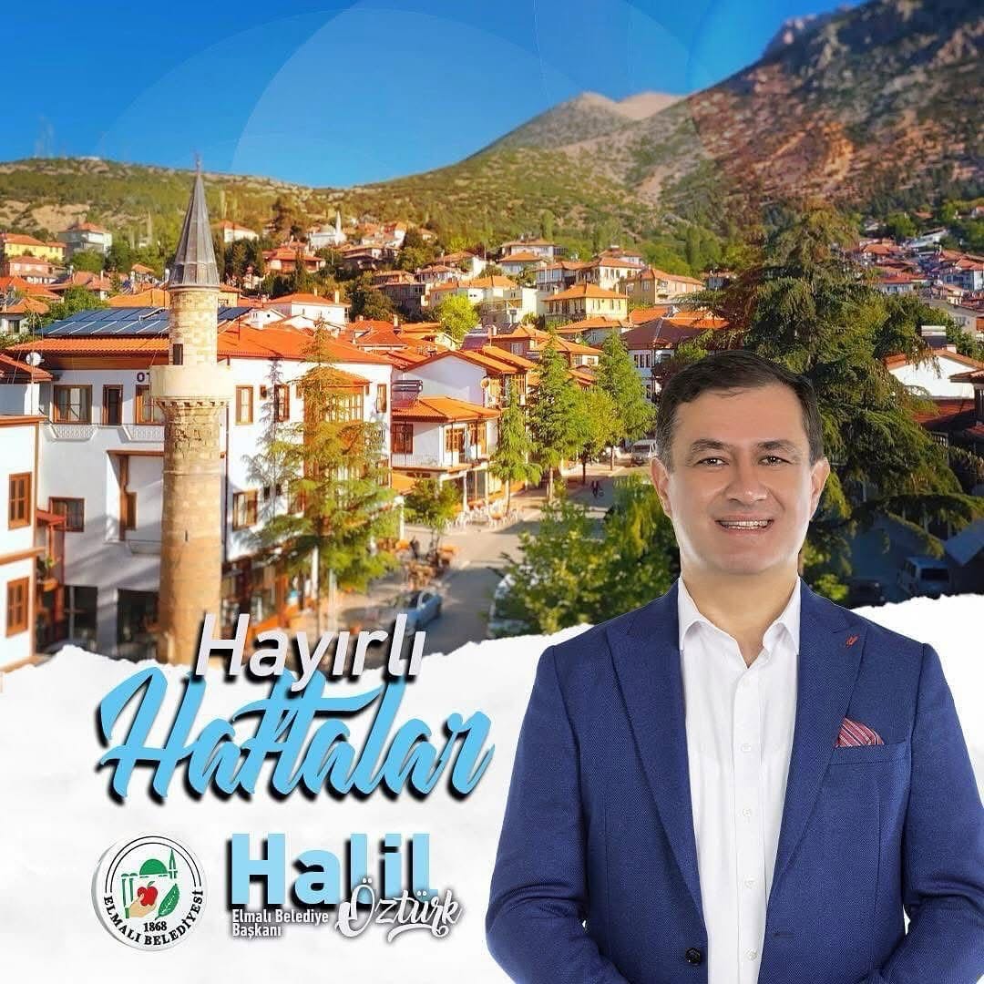 Elmalı Belediyesi'nden Hayırlı Haftalar Mesajı