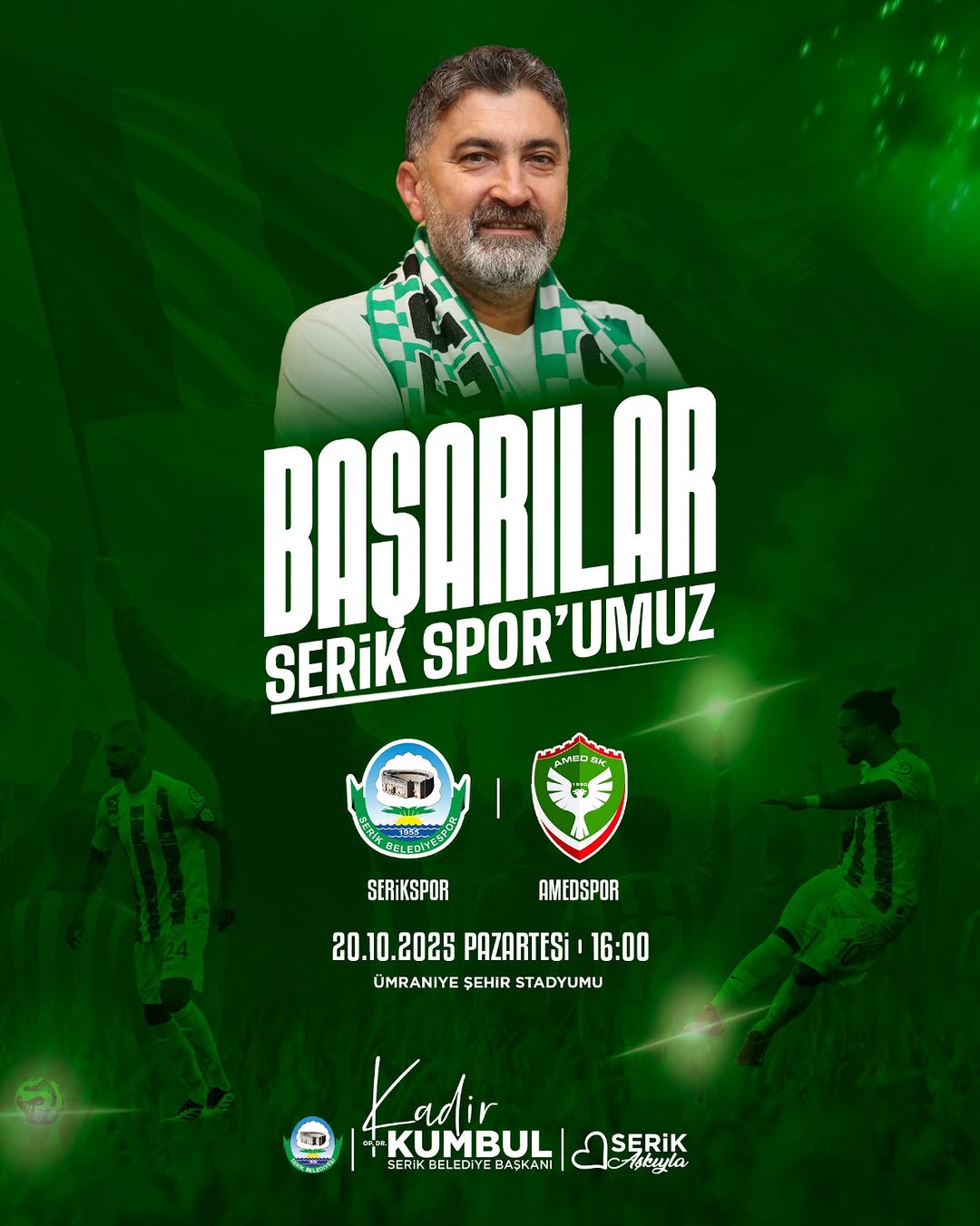 Serik Belediyesi, Serik Spor'a Başarı Diledi