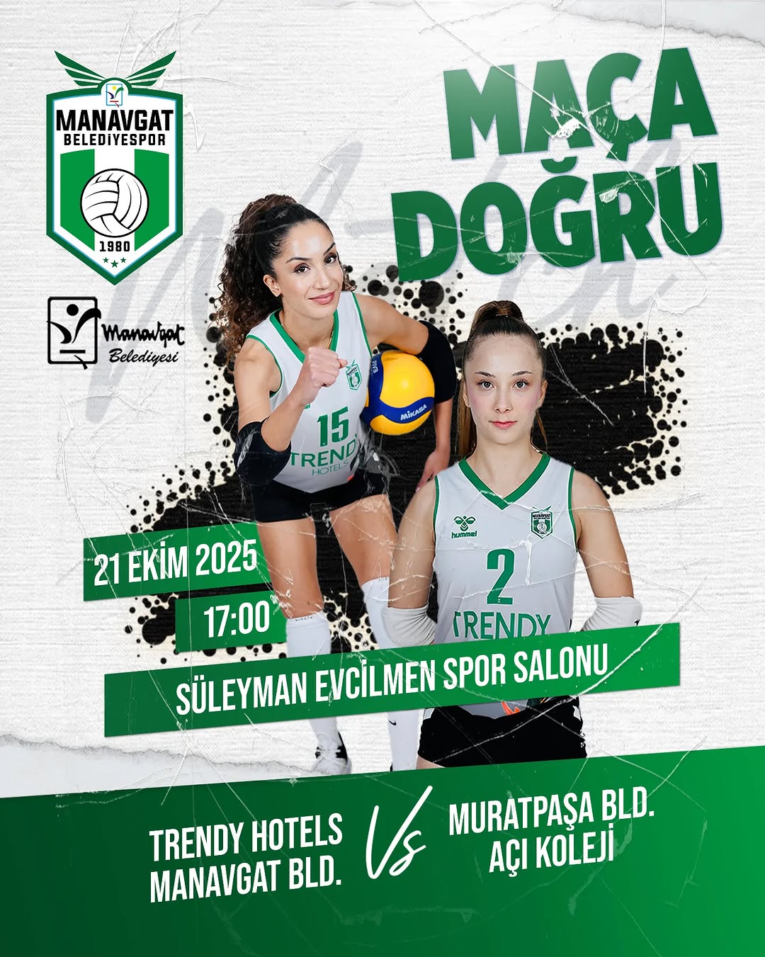 Manavgat Belediyespor, Muratpaşa'da Zorlu Misafir