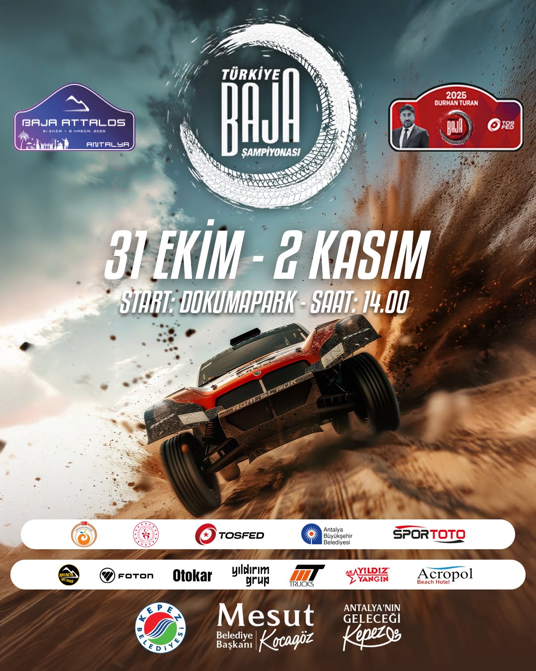 Antalya Kepez'de Türkiye Baja Şampiyonası Heyecanı Başlıyor